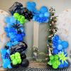 Blue Gamer Birthday Party Decorations Green Controller Decorations Space Theme  Boys