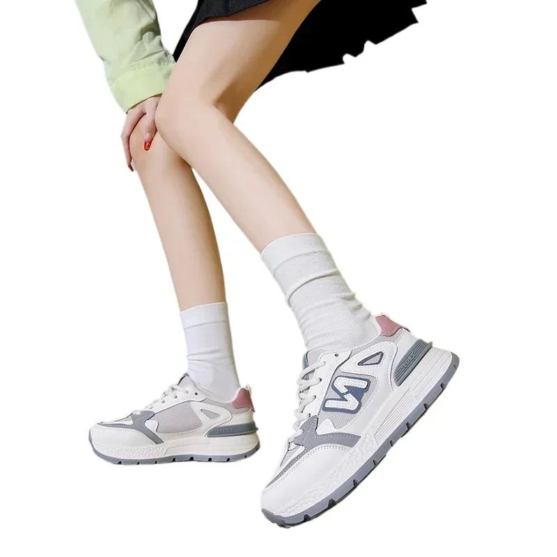 Женские кроссовки на платформе, дышащие, прочные, модные, повседневные, спортивные туфли для женщин, для бега и ходьбы, Zapatillas Mujer