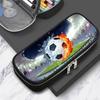 Polyester Pencil Case Sports Theme Multifunction Bag Soccer Pattern Pen Bag  Stationery Storage