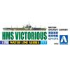 Aoshima 1/700 Waterline Series No. 717 British Aircraft Carrier Victorious Plastic Model (Ship) Molded Color