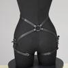 "кожаные портупеи на ноги для женщин модная портупея на ноги кожаные аксессуары на Хэллоуин ремень регулируемый   "
