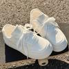Milk Fufu Little White Shoes Women's New Autumn Niche Versatile Fashion Sports Shoes Casual Thick-soled Low-top Board Shoes