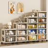 Rabbit Trolley: Multi-layer Cart with Wheels and Drawer for Children's Books and Storage