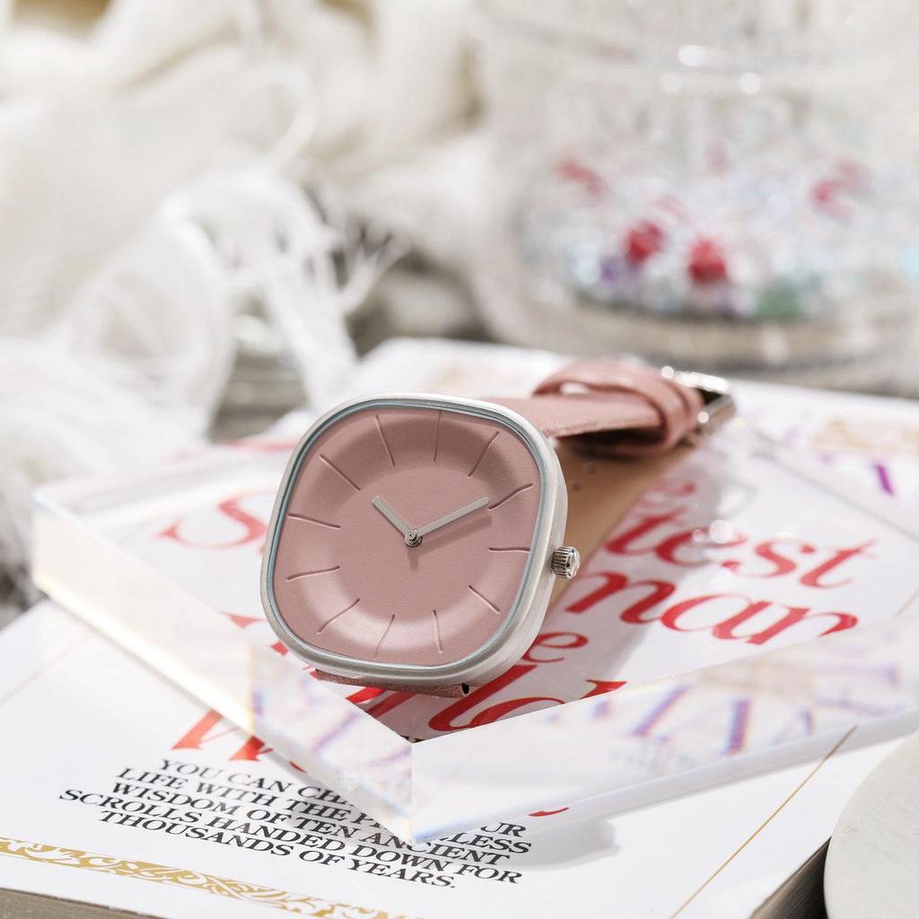 Модные женские часы, кожаные часы для женщин и девочек, женские кварцевые наручные часы