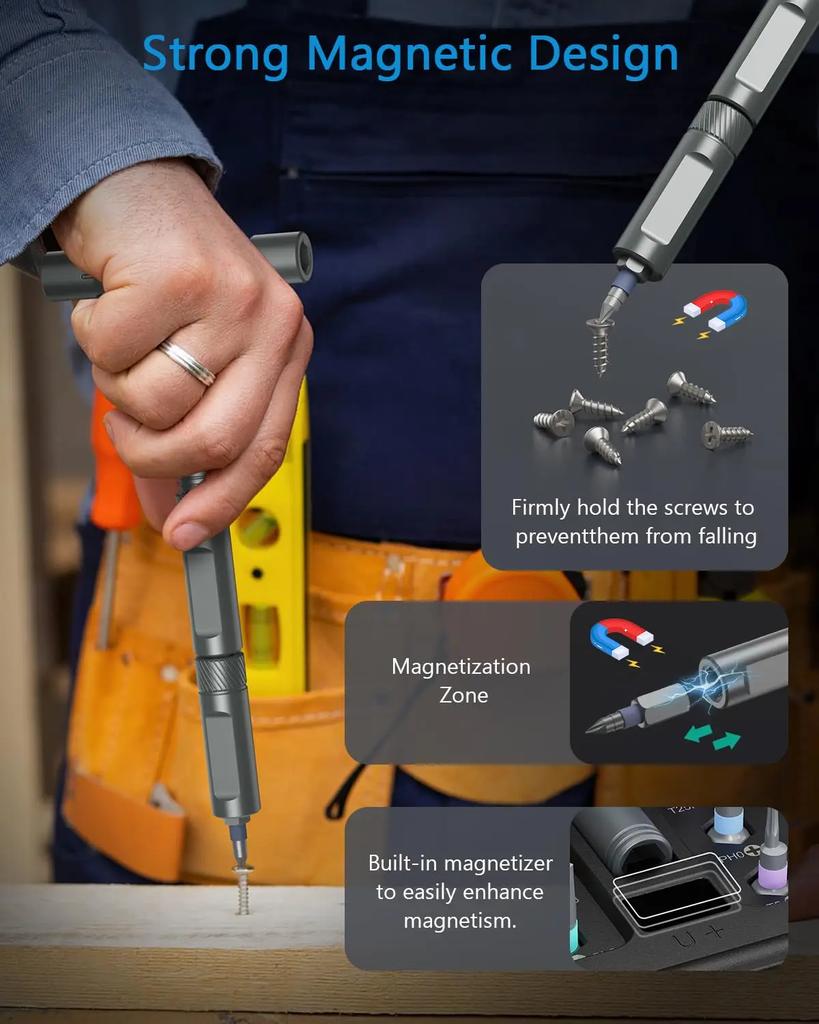 Ratchet Screwdriver Set with 40 Magnetic Drill Bits Rotatable Ratchet Handle Multifunctional Screwdriver Set DIY Work Hand Tool