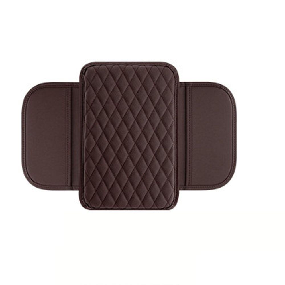 PU Leather Car Armrest Pad Antifouling Arm Rest Protector Mat Car Armrest Mat Center Console