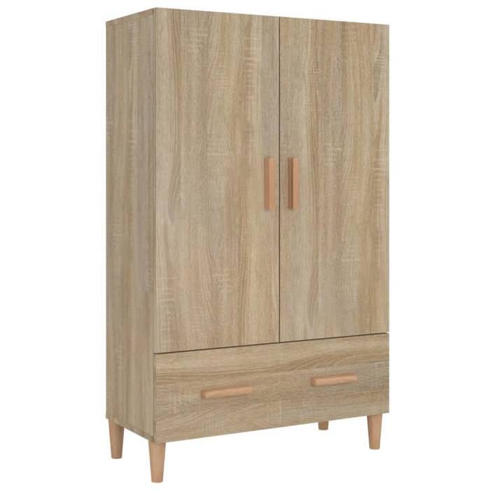 *НОВЫЙ Высокий комод-буфет Enfilade - Дуб сонома 70x31x115 см Классический - Инженерная древесина CL80543