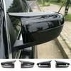 2Pcs Car Bright Black Side Rear View Mirror Cover Replacement for BMW 5 Series G11 G12 G30 G38