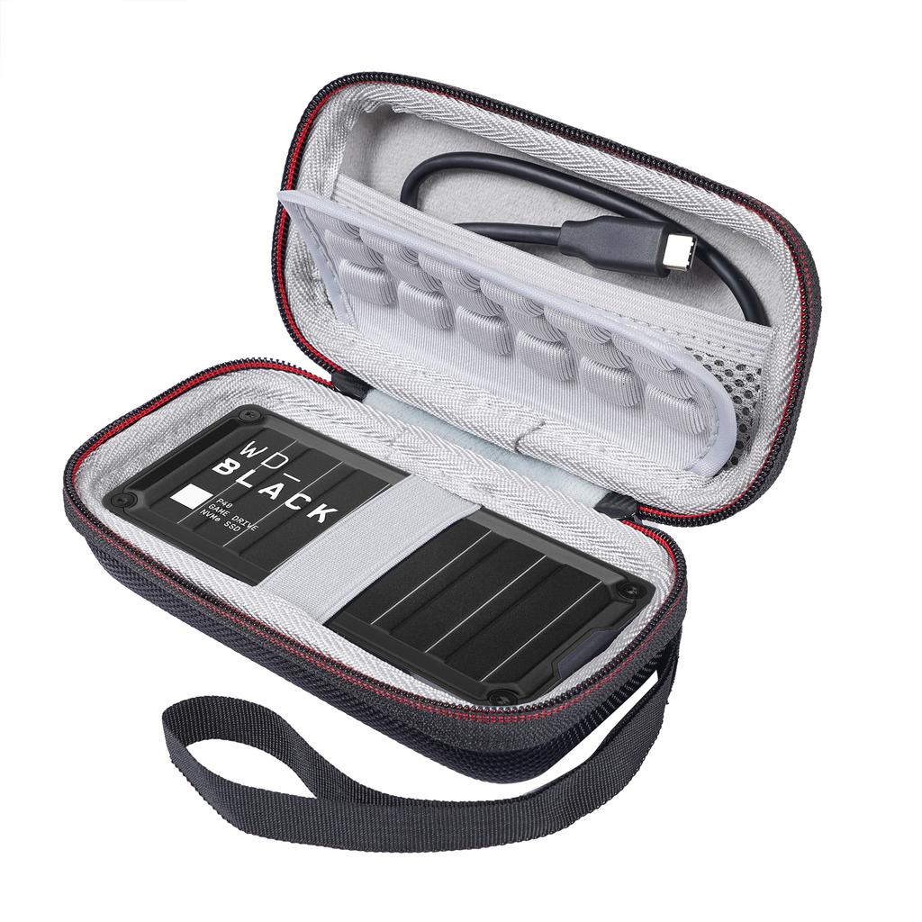 Жесткий чехол для переноски Портативный внешний чехол для твердотельного накопителя Совместим для WD_Black 500 ГБ 1 ТБ 2 ТБ P40 игровой SSD