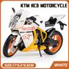 1/12 HTM Rc8 Alloy Motorcycle Model Diecasts Sport Racing Motorcycle Vehicles Decoration Ornaments Toys for Kid Boys’ Gifts