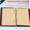 A5 Refill Paper, Unlined Blank Kraft Paper,100GSM Thick Refillable Paper 6 Hole Filler erts Loose Leaf Paper,for A5 6 Ring Binder,80 Sheets (160