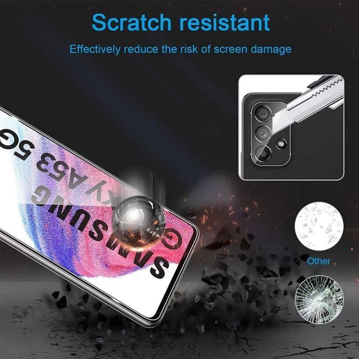 Verres Trempés - Booling - pour Samsung Galaxy A53 5G - Protection Écran - Protection Caméra - Résistant aux Rayures