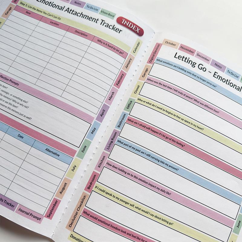 2026 New Declutter Journal Workbook - Family Organizing & Personal Planning Diary, Structured Templates For Home/Office