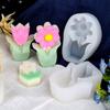 Household Flower Silicone Mold Fondant Craft Cake Ice Cream Chocolate Mold Making Handmade Candle Silicone Molds