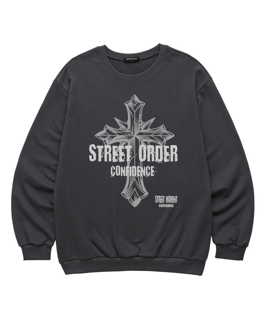 Свитшот VANNWORKS Street Order (Vls0125) Древесный уголь (Тип Б)