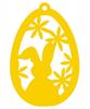 2. Openwork Easter Egg Pendant with a Bunny