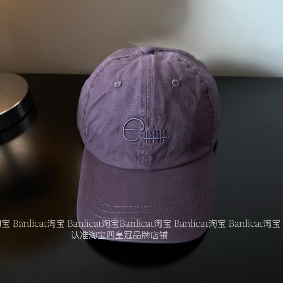 Liangfang's new embroidered letter e baseball cap for women with a small face and a big head circumference peaked cap for men