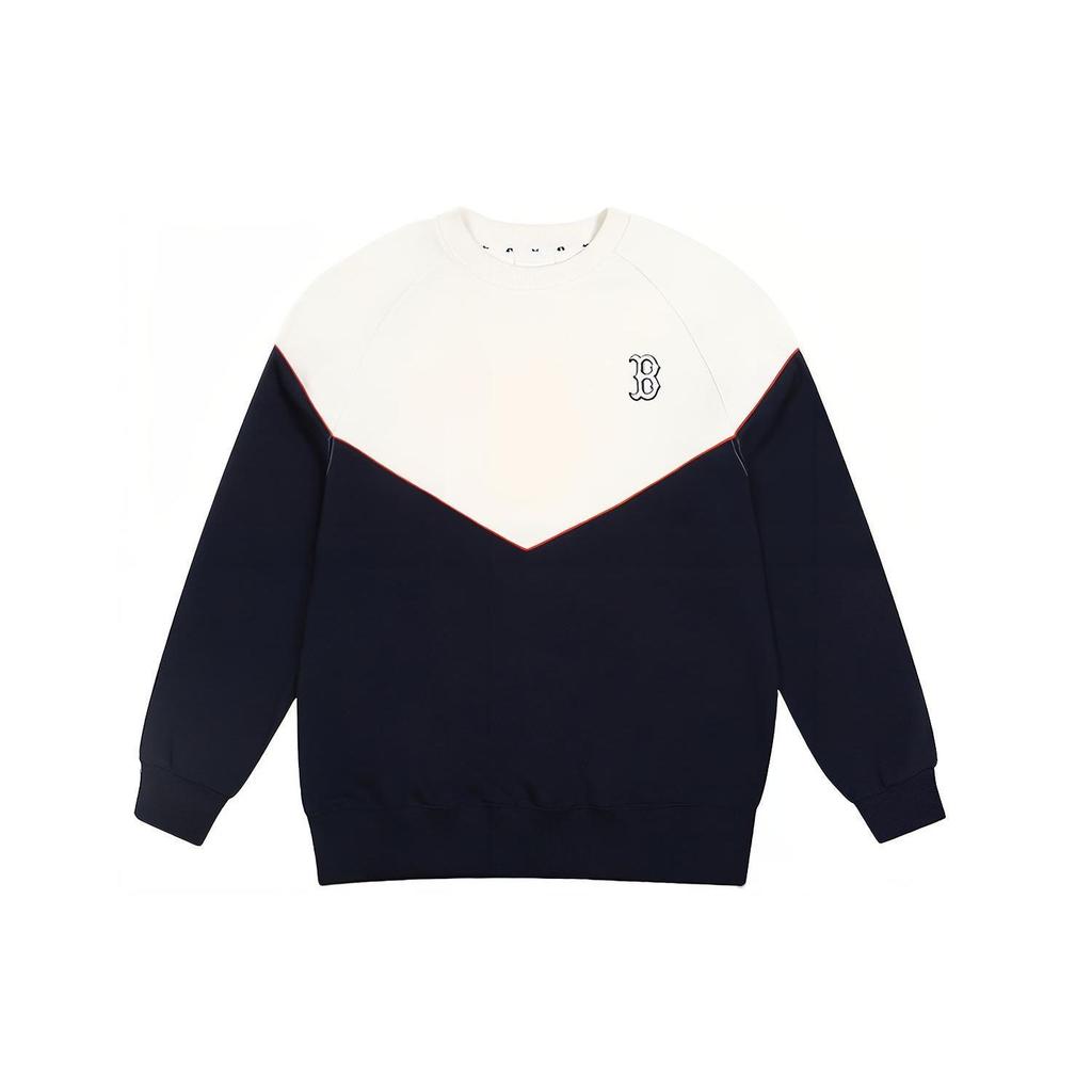 Толстовка MLB Color Block в американском стиле, унисекс, темно-синяя 31MT0A041-43N