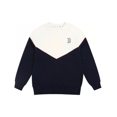 Толстовка MLB Color Block в американском стиле, унисекс, темно-синяя 31MT0A041-43N
