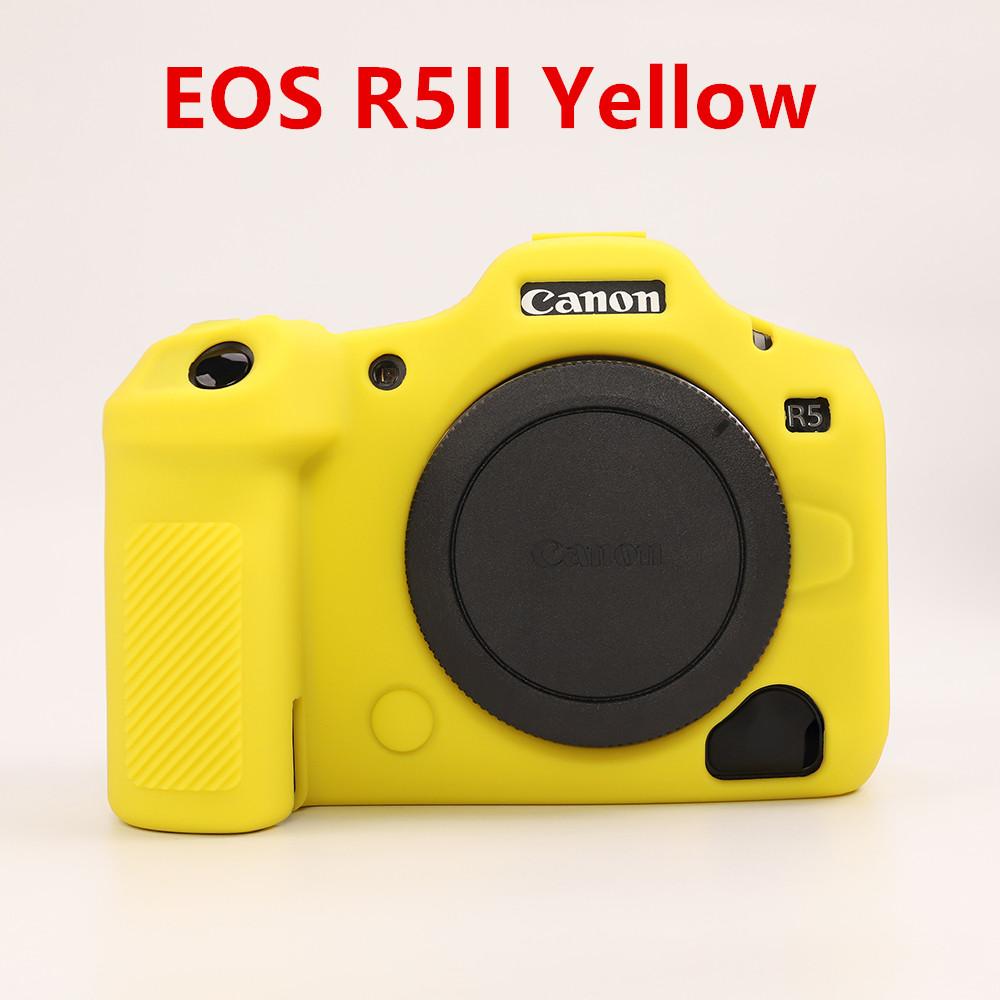 Мягкий силиконовый защитный чехол для корпуса камеры для Canon EOS R5 R5II R6 R6II R7 R8 RP R10 Ударопрочная резиновая накладка
