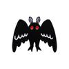 Эмалевые булавки Mothman Custom Red Eye Invisible Creature Animal Brooches Badges Punk Gothic Jewelry Gift for Friends