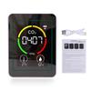 3 In 1 Air Quality Detector, Real Time Carbon Dioxide, Humidity, Temperature Monitoring, 2.8 Inch Color Screen,