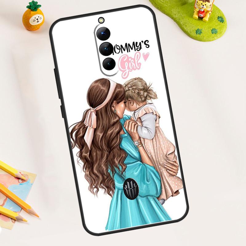 Beautiful Mother Daughter Son Case For ZTE Nubia RedMagic 11 Pro 10 9 8 8S 9S 10S Pro Plus 5G 5S 6 7 6S 7S Pro 11 Air Cover