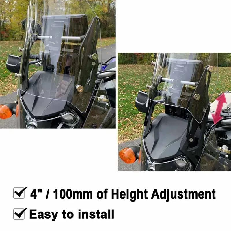 Регулятор ветрового стекла мотоцикла для YAMAHA TENERE 700 T700 T 700 Tenere700 T7 2025 Кронштейн ветрового стекла Аксессуары для мотоциклов