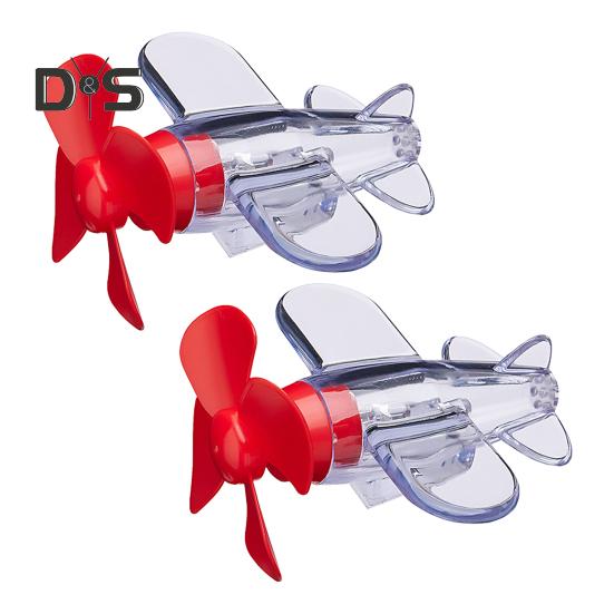 2 шт. ветряной светодиодный пропеллер для самолета, мотоцикла, велосипеда, автомобиля, украшения, водонепроницаемая светящаяся летающая игрушка, светодиодный светящийся спиннер для спорта на открытом воздухе