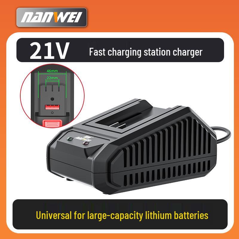 Угловая шлифмашина и дрель Nanwei 21V с литиевым аккумулятором, зарядным устройством