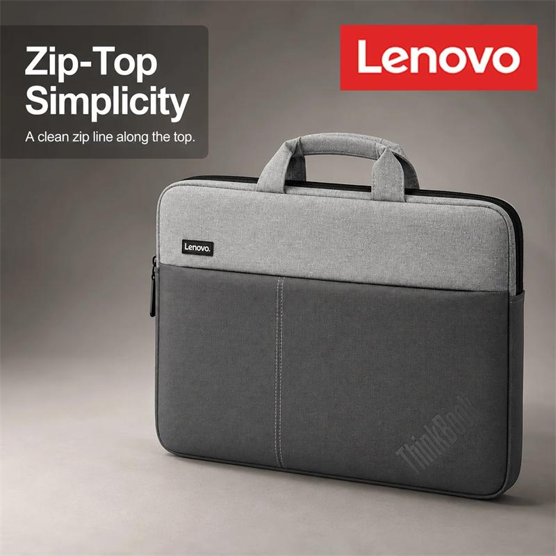 Lenovo ThinkBook TB521 Laptop Bag 15.6 Inch, Waterproof Scratch‑Resistant Nylon Business Briefcase, Shoulder & Hand‑Carry Notebook Bag
