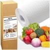 Anti-slip mat, white, flexible, strong, for kitchen, garage, drawers, 300x50cm