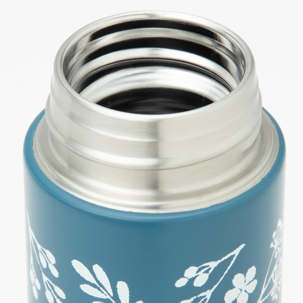 Maebata Fluffy Veil Initial Stainless Steel Bottle 370ml 68612 Ultra-Lightweight (R)