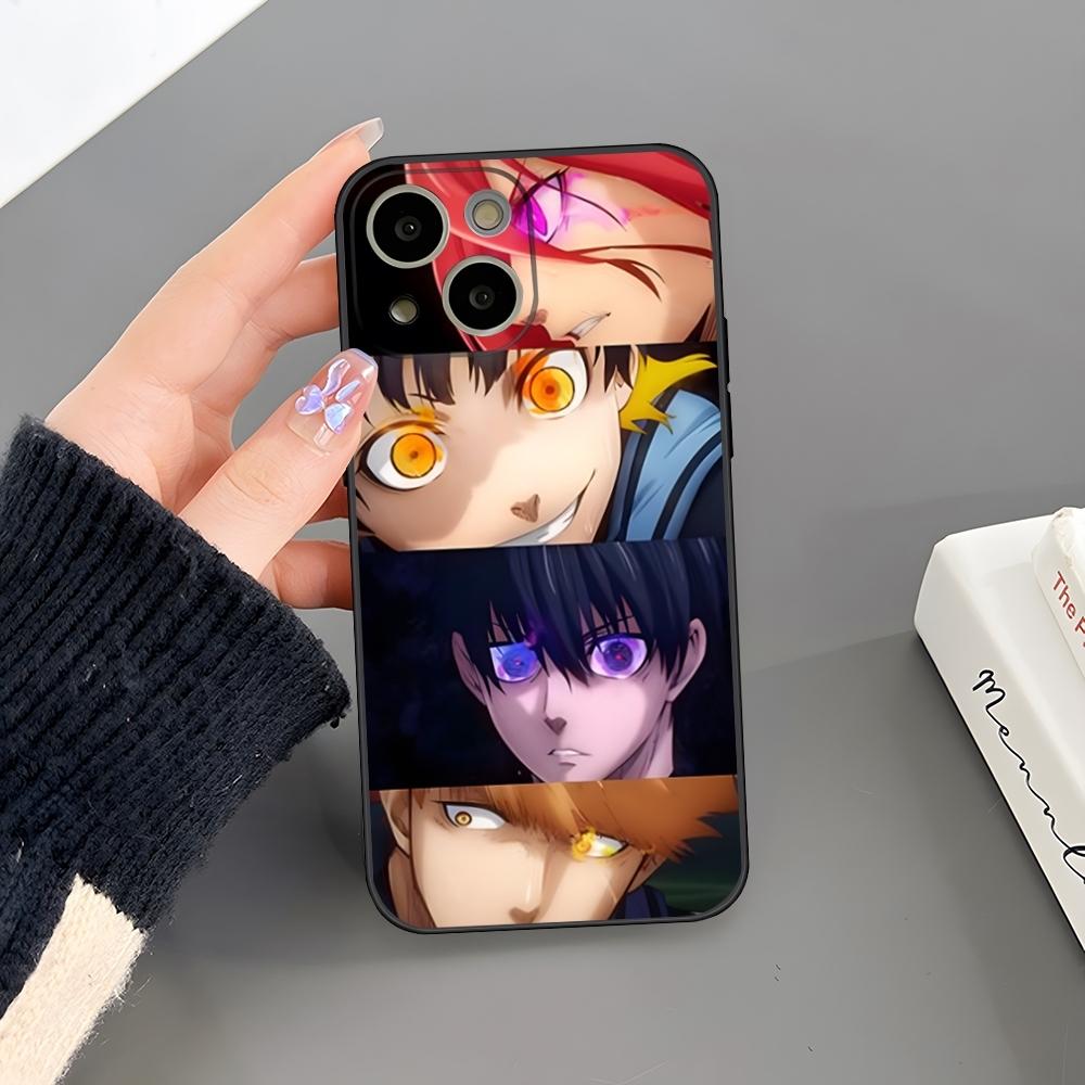 Чехол для телефона Аниме Blue Lock Для Iphone 16 Plus 15 14 Pro Max 13 Mini 11 12 Xr X Xs 6 7 8 SE Plus Задняя крышка