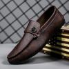 Модные модные мокасины для мужчин, удобная мужская официальная обувь, популярная мужская повседневная обувь 2024 года, новые мужские туфли на плоской подошве для вождения Chaussure Hommes
