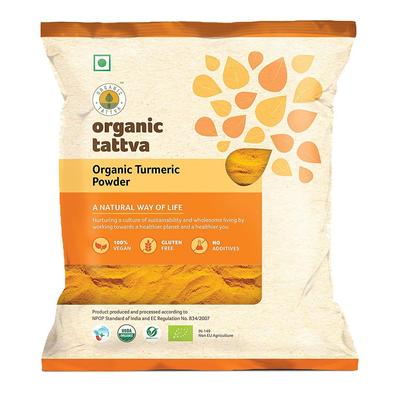 Organic Tattva, Органический порошок куркумы / халди 200 г