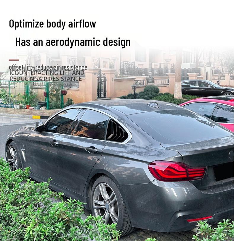 BMW 4 Series F36 (2014-2020) Rear Window Louver Sticker - Exterior Modification Accessory