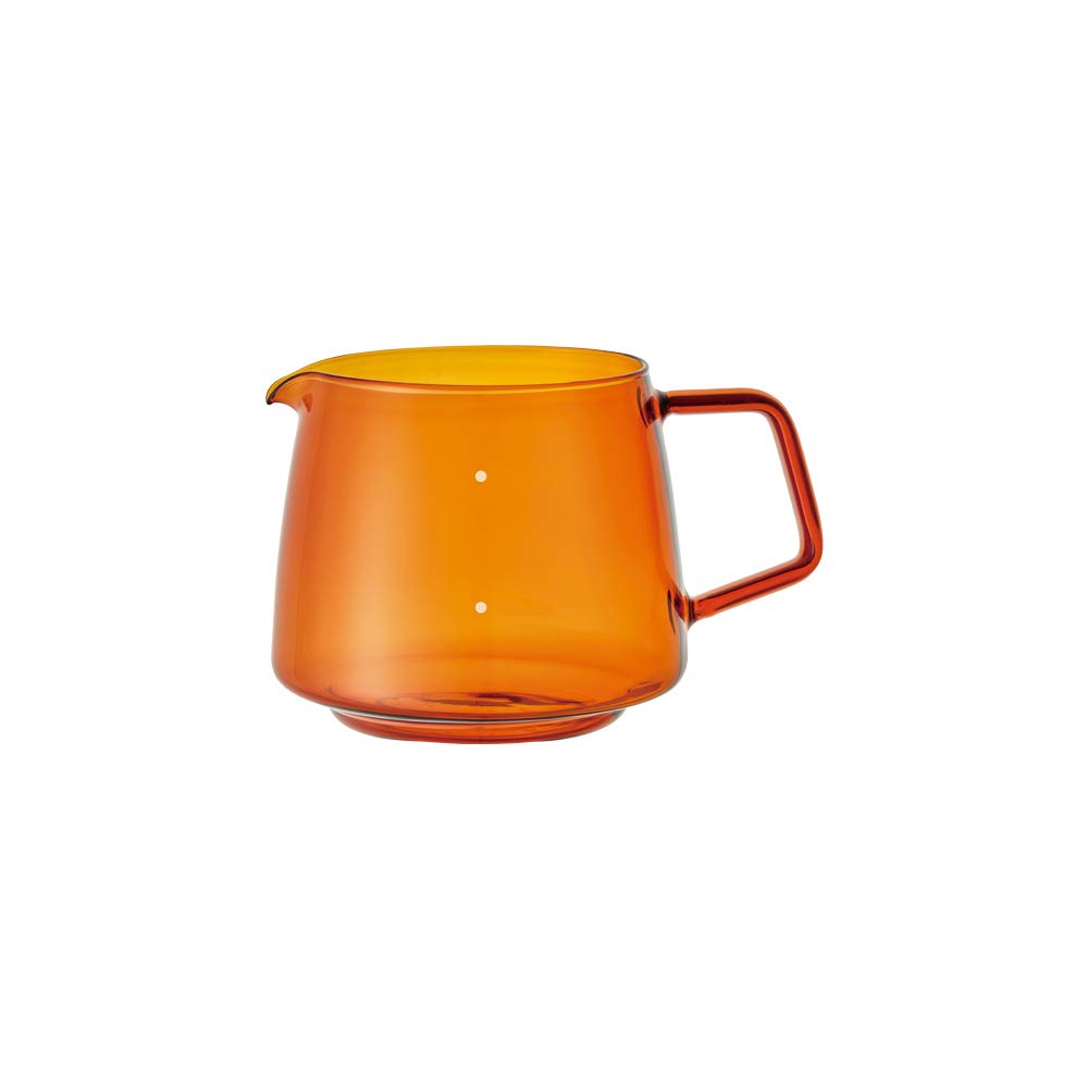 KINTO SEPIA Jug, 4 Cups, Amber, Microwave and Dishwasher Safe, with Graduations, 21749