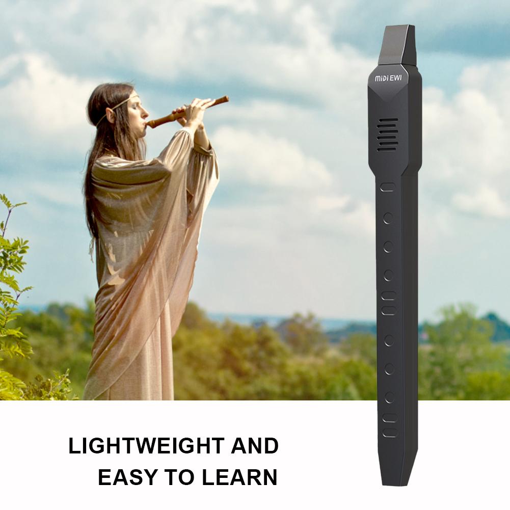 Электронный Саксофон-флейта MIDI Цифровой Саксофон Электронный Духовой Инструмент 10 Тембров Суона Флейта Встроенный Динамик USB DC5V