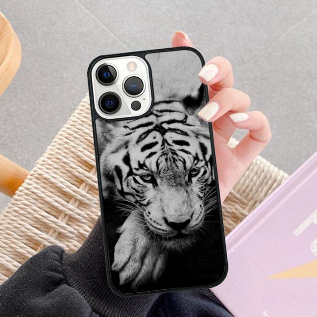 Luxury Tiger Leopard Phone Case For Apple iPhone 17 Air Pro Max Plus Coque For iPhone 17 Air 14 15 16 13 12 Max Cover
