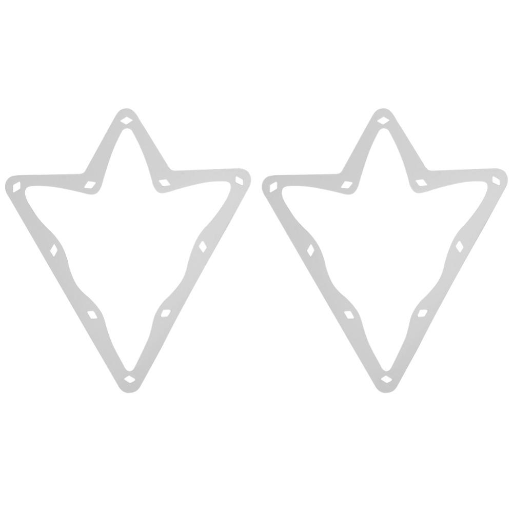 6Pcs White Pool Rack Sheet Smooth Surface Ball Rack Sheet Positioning Rack  Pool Table Use