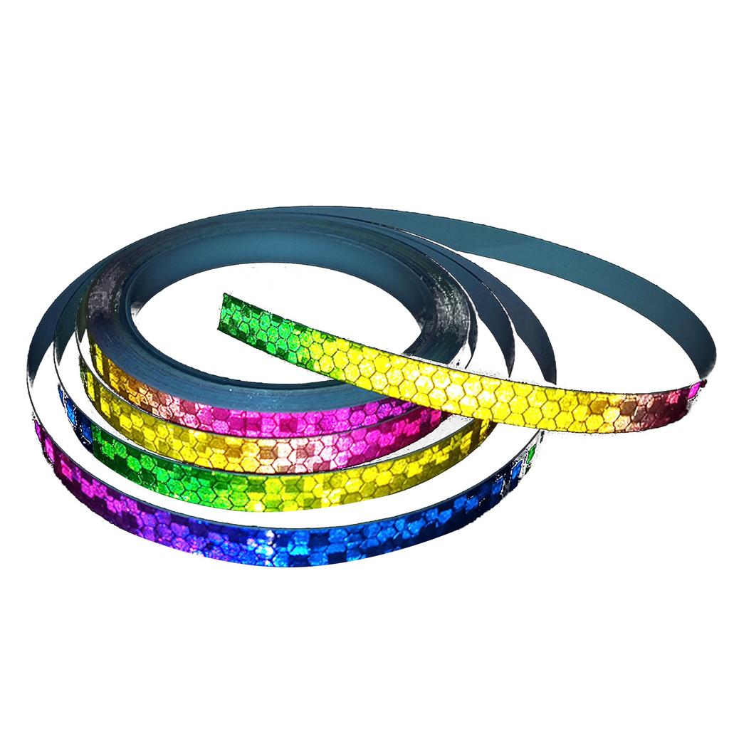 8M Car Reflective Tape Auto Safety Warning Sticker Reflector Protective Tape Strip Film for Trucks Auto Motorcycle Stickers