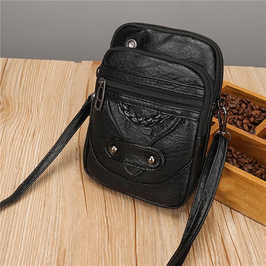 Женская сумка-мессенджер для мобильного телефона, универсальная мини-сумка на плечо, многослойный кошелек на молнии, чехол для ключей