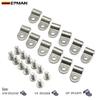 EPMAN Single Line Clamp Fuel Line Clamps 3/8"&3/16"& 1/4" SS 1 Pack Suit  Fuel, Air, Electrical, Brake, Lines Etc EPLC3187