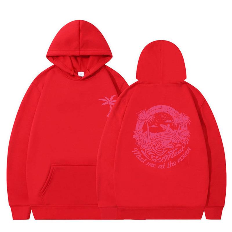 2025 Winter Japanese & Korean Loose Drop Shoulder Casual Hooded Sweatshirt