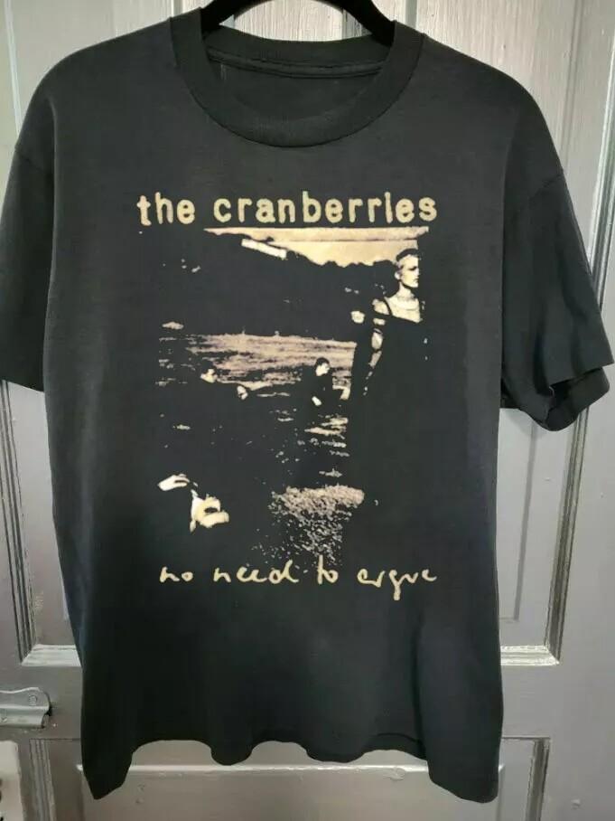 Футболка унисекс The Cranberries Черная с коротким рукавом Хлопковая Репринт S-5XL Унисекс Футболка