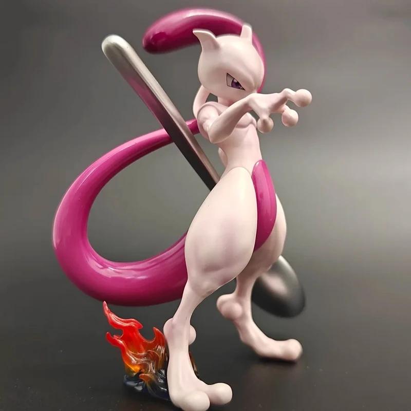 Mewtwo New10Cm Anime Peripherals Action Figure Model Pvc Collection Model Desktop Ornament Boys Girls Gifts Toy