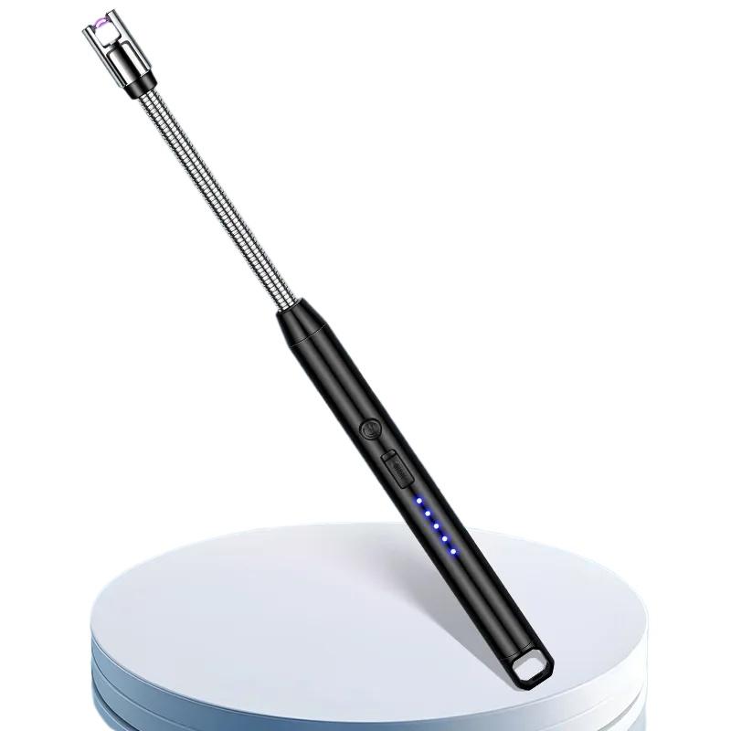 Arc Electric Pulse Lighter Kitchen Gas Stove Fierce Stove Natural Gas Candle Rechargeable Ignition Gun Plasma Smoking Accessorie