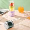 Многофункциональная перезаряжаемая электрическая USB-чашка-соковыжималка, ручной двойной стакан для смешивания, стакан для сока 500 мл, блендер для смузи, для использования на улице