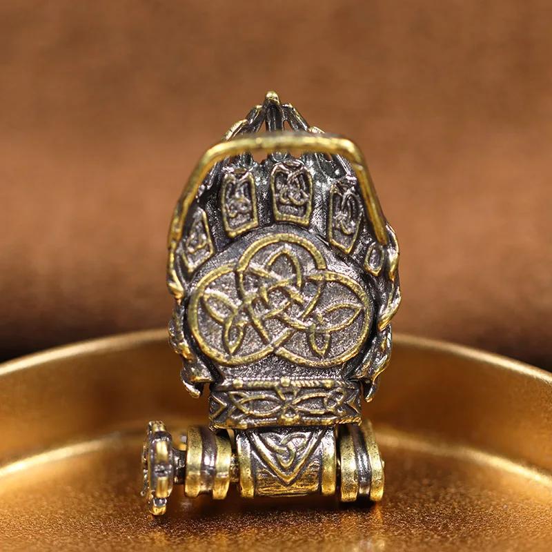 Медвежий коготь латунная пряжка EDC Outdoor DIY плетеный паракорд браслеты для выживания принадлежности аксессуары ретро зонтик веревка шнур бусины